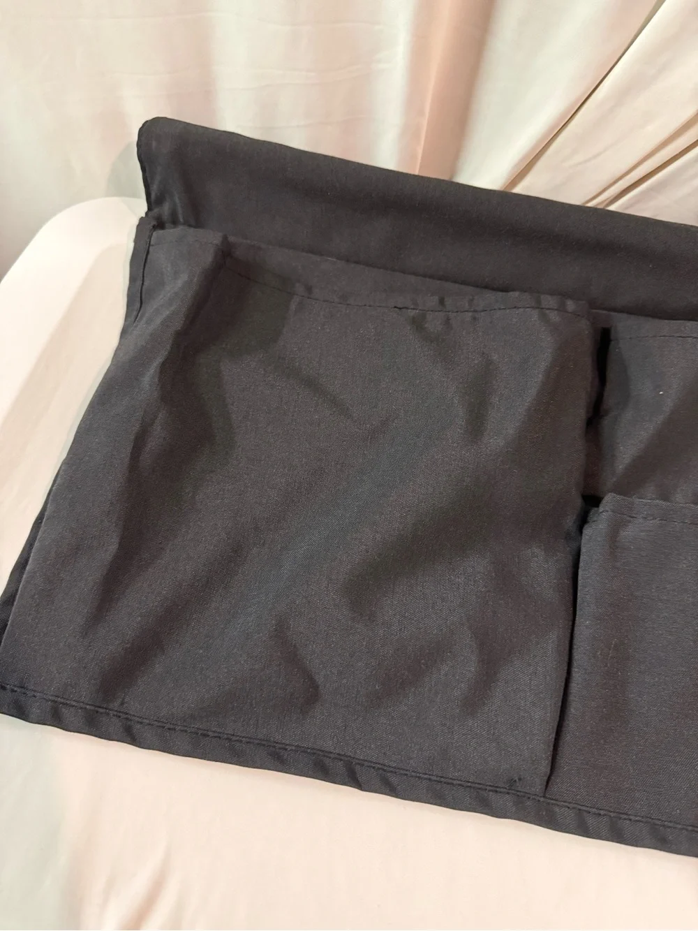 IKEA Black Fabric Bedside Organizer